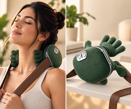 Masaje Tipo Manos con Calor para Cuello y Hombros